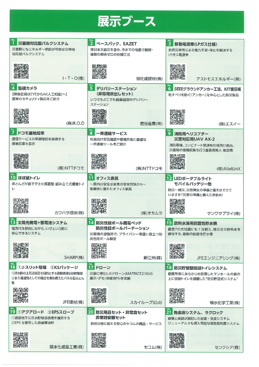 防災フェア2019